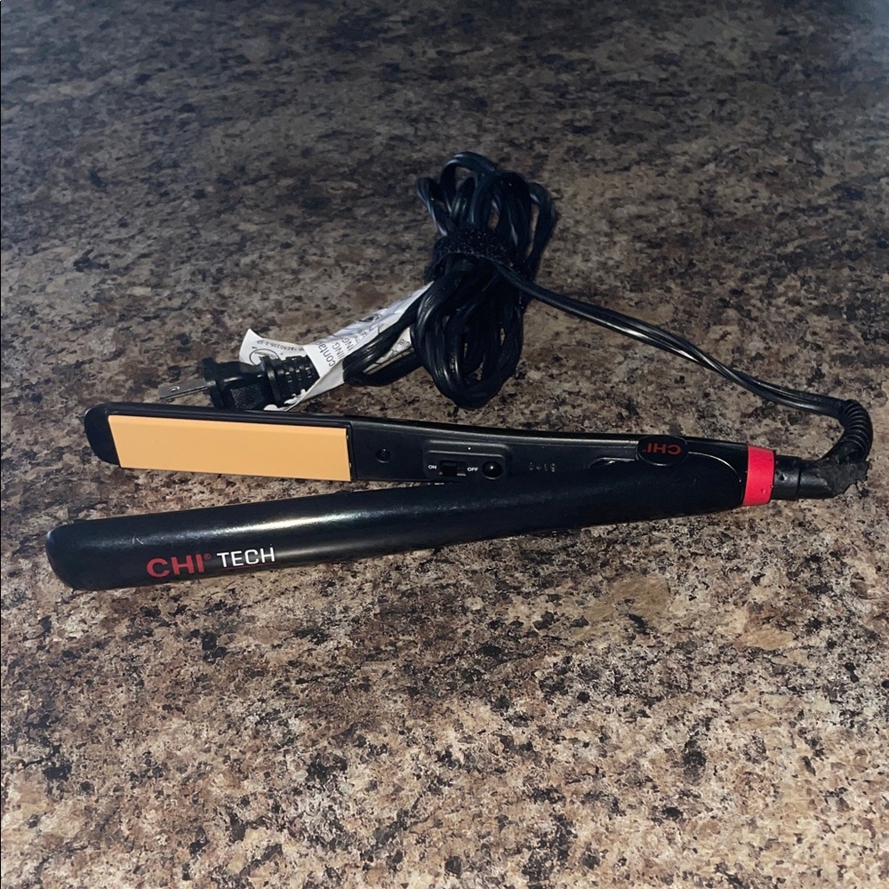 Mini CHI Tech Black and Red Hair Straightener